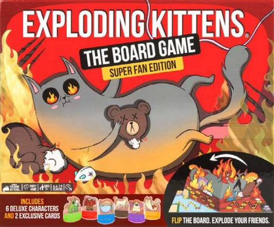 Exploding Kittens: The Board Game -Super Fan Edition