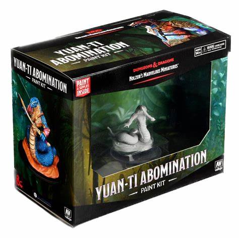 D&D Unpainted Paint night Kit: Yuan-Ti Abomination