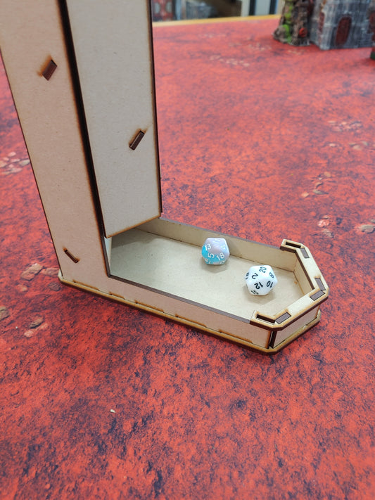 Dice Tower- MDF- The Hex Tower (blank)