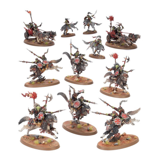 Spearhead: Gloomspite Gitz- Snarlpack Huntaz