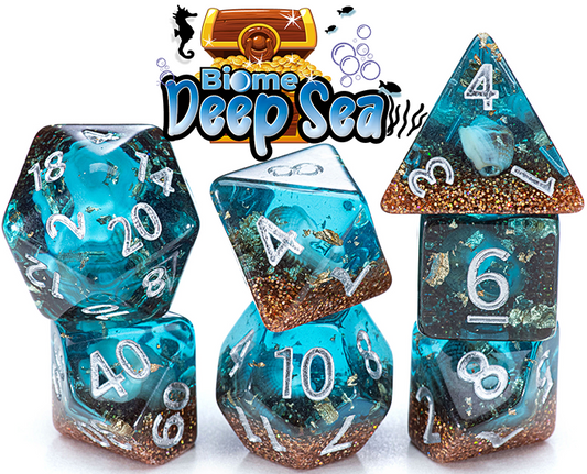 Inclusion Dice: 7Pc Biome Deep Sea