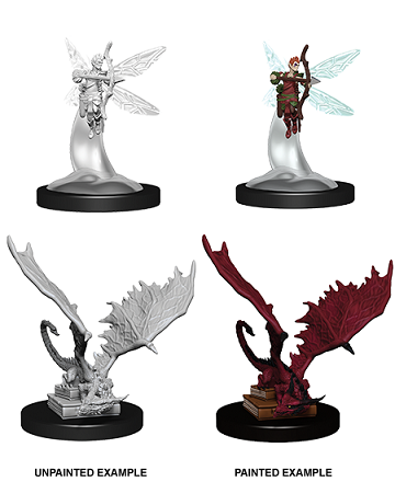 D&D Unpainted Minis: Wave 9: Sprite and Pseudodragon