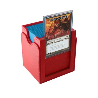 Deck Box: Squire Plus XL Red (100ct)