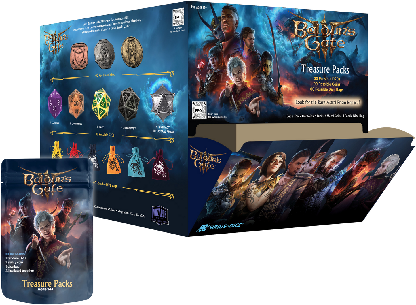 DND Baldur's Gate Treasure Packs