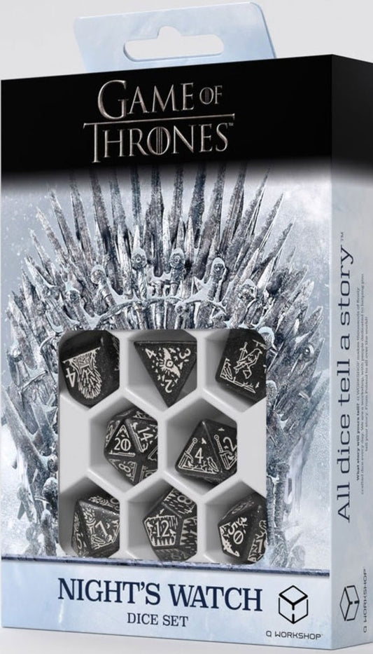 Game of Thrones - Night's Watch RPG Dice Set