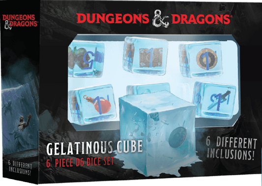 Dungeons and Dragons: Gelatinous Cube 6 Piece Dice Set