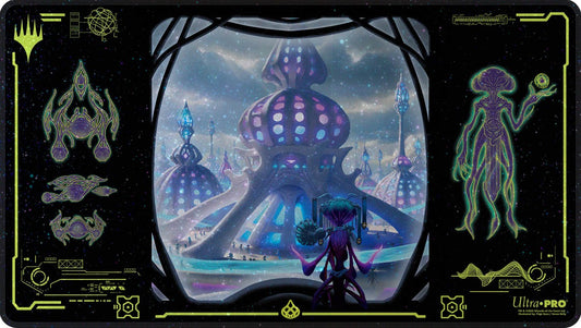 UP Playmat- MTG Edge of Eternities Blue Holofoil