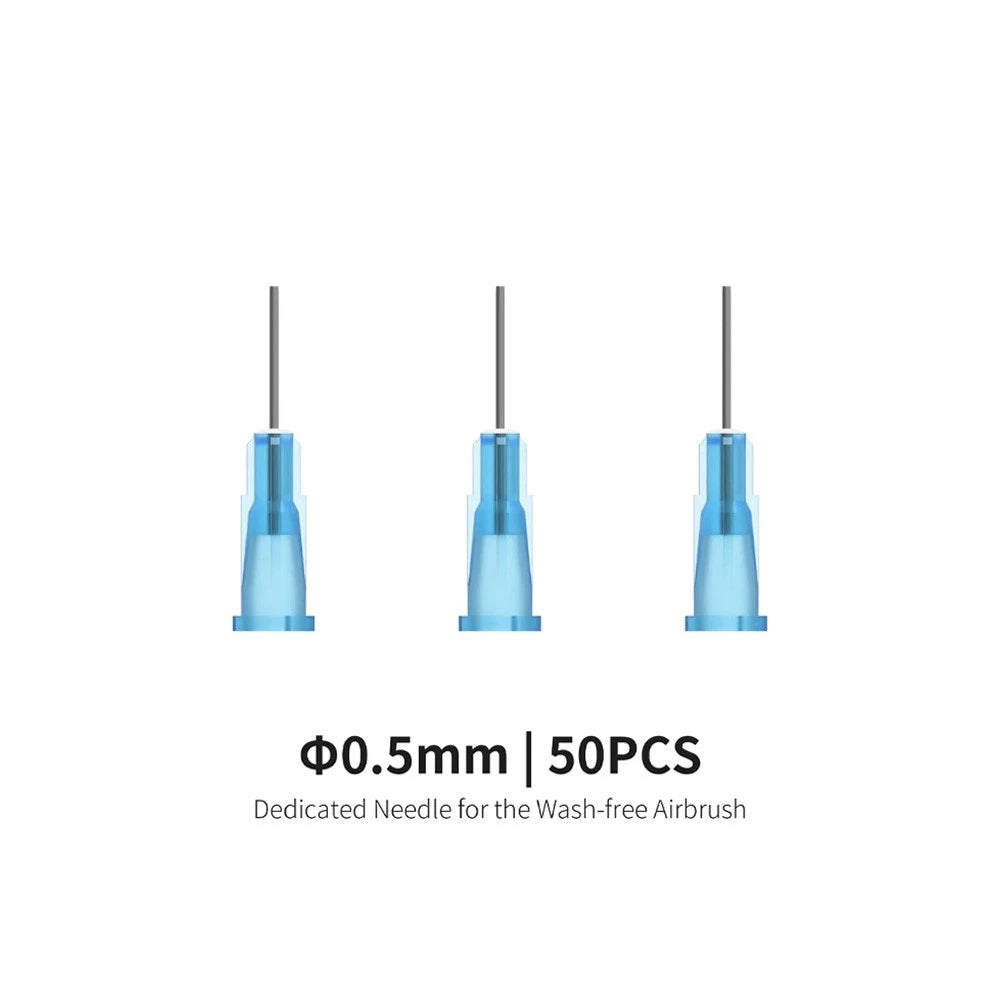 DSPIAE 0.5mm Dedicated Needle for Wash-Free Airbrush (50pcs)