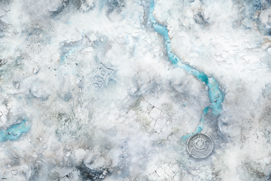 Terrain Crate - Battle Mat Snowfield 6X4