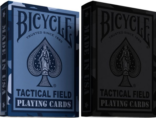 Bicycle Cards- Tactical Field (Navy/Black)