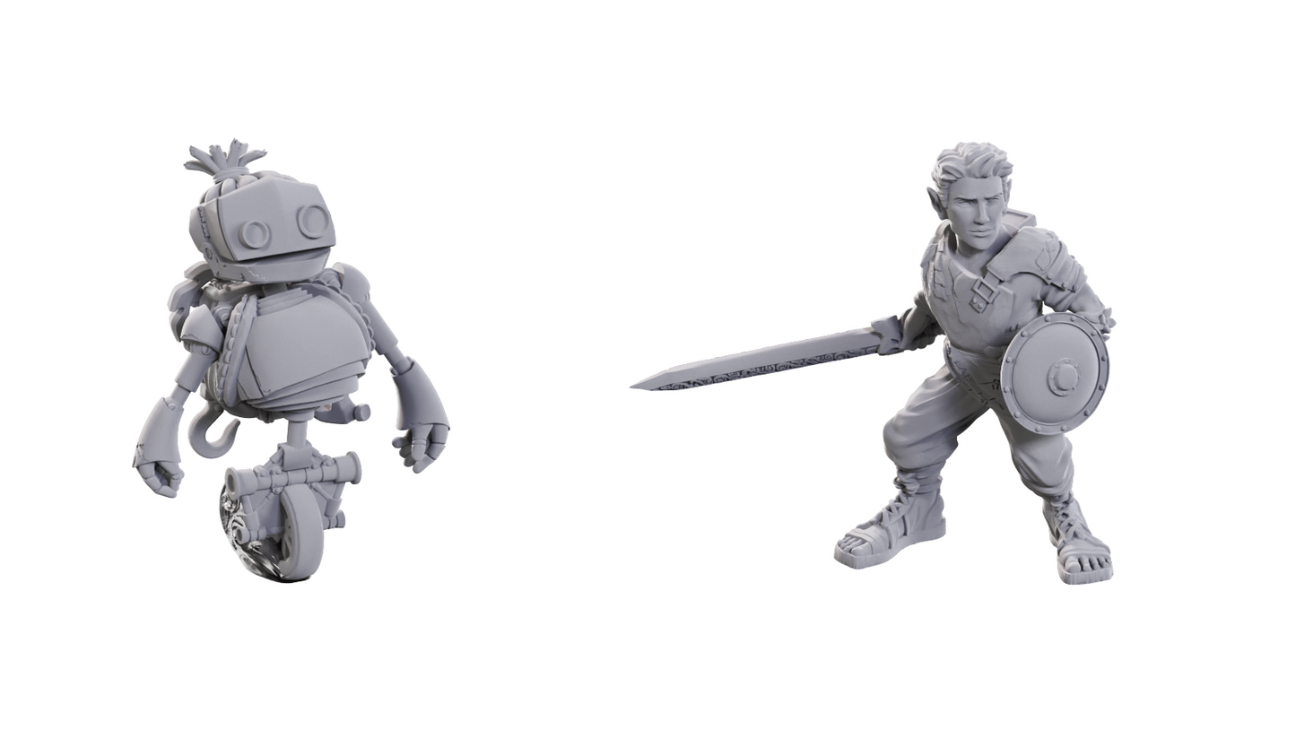 CR Unpainted Minis WV23 Orym, of the Air Ashari & Fresh Cut Grass