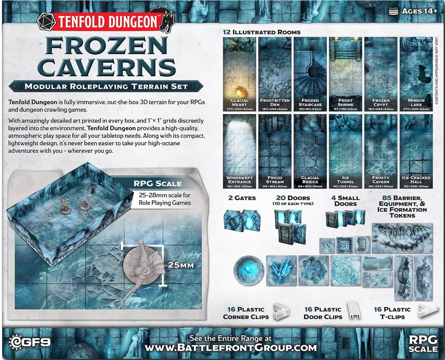 Tenfold Dungeon Terrain Set: Frozen Caverns