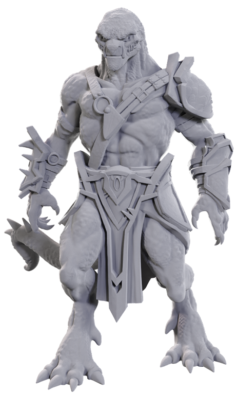 D&D Unpainted Miniatures WV25: Draconian Mastermind