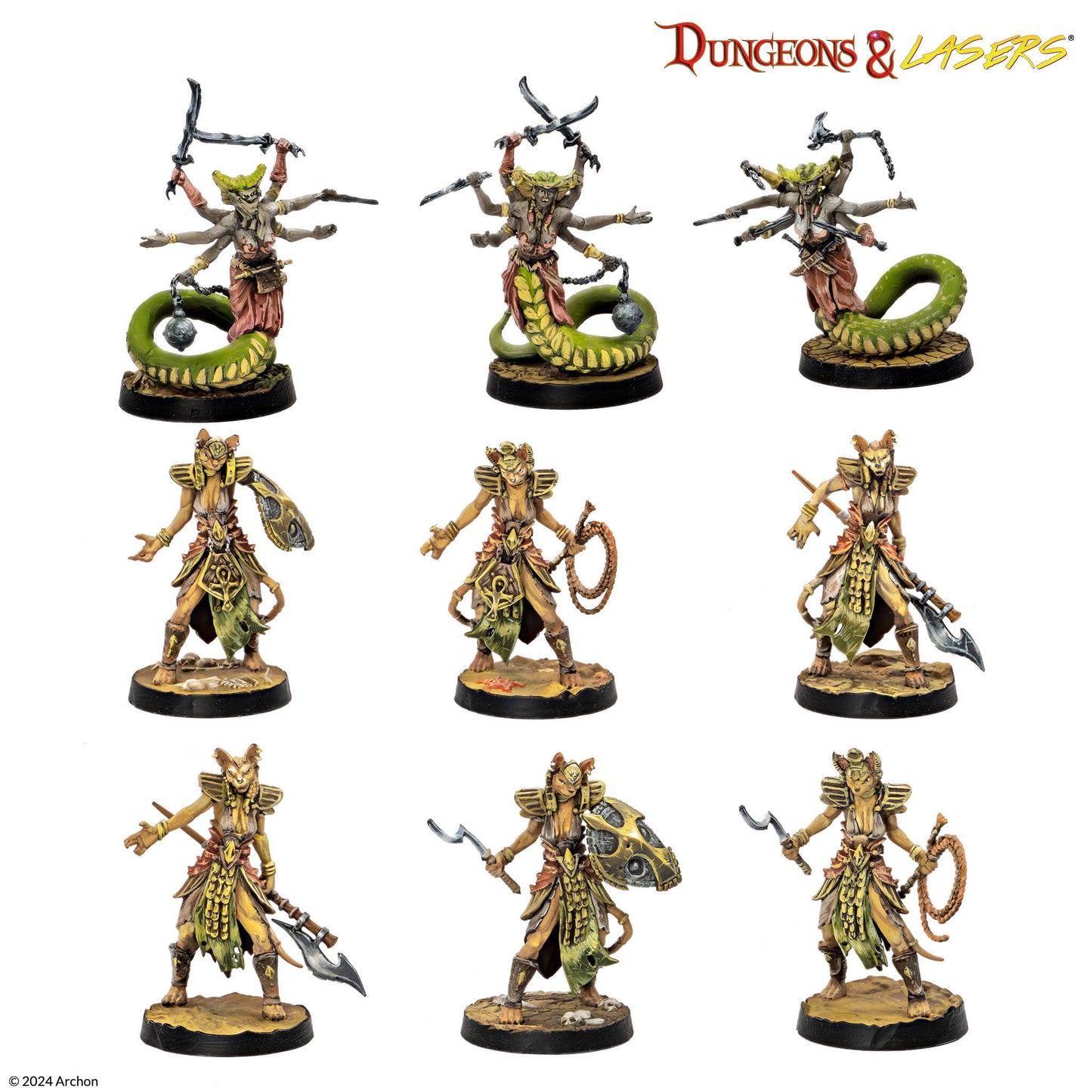 Dungeons and Lasers: White Eyes Dunes - (Desert Creatures)
