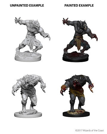 DND Unpainted Minis: Wave 4: Werewolves