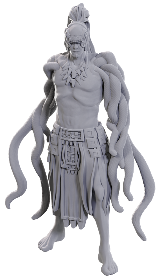 D&D Unpainted Miniatures WV25: Yuan-ti Pit Master