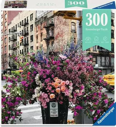 Puzzle Moment: Flowers in New York- 300pc puzzle