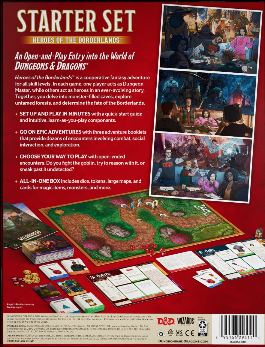 DND RPG: Starter Set- Heroes of the Borderlands