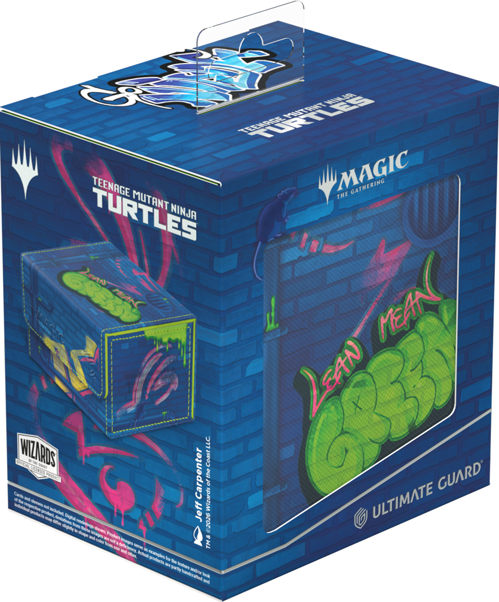 UG Deck Case Sidewinder 133+ Xenoskin MTG Teenage Mutant Ninja Turtles: Sewer Walls