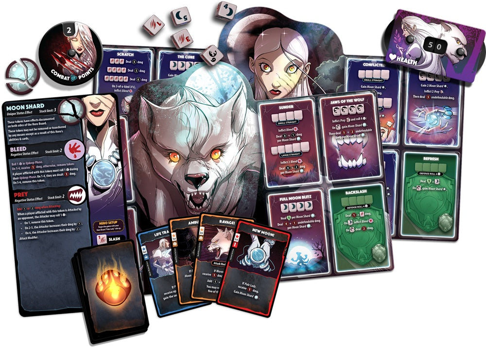 Dice Throne Hero Pack: Pale Lady