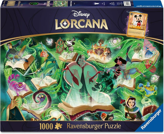 Disney Lorcana Glimmers of the Realm: Emerald- 1000pc Puzzle