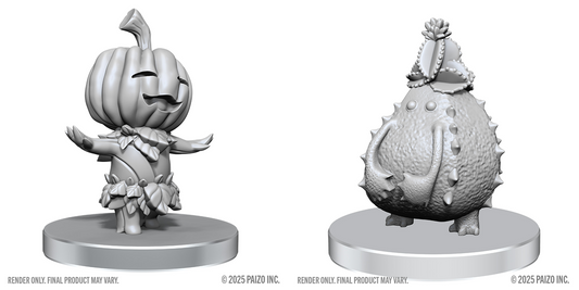 PF Unpainted Miniatures WV28: Gourd Leshy and Cactus Leshy