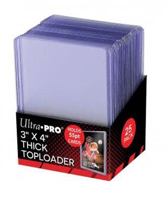 Sleeves: 55pt Action Packed Toploader (Thick): Standard Size: Clear (25ct)
