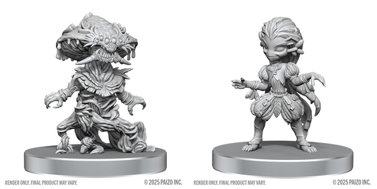 PF Unpainted Miniatures WV28: Fungus Leshy and Seaweed Leshy