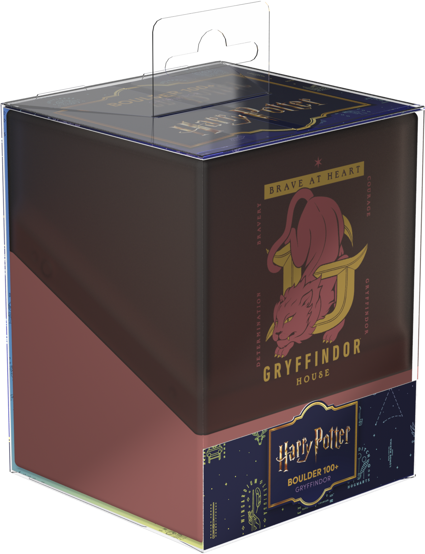 UG Deck Case Boulder 100+ Harry Potter 4 Houses Gryffindor