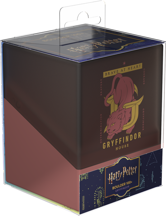 UG Deck Case Boulder 100+ Harry Potter 4 Houses Gryffindor