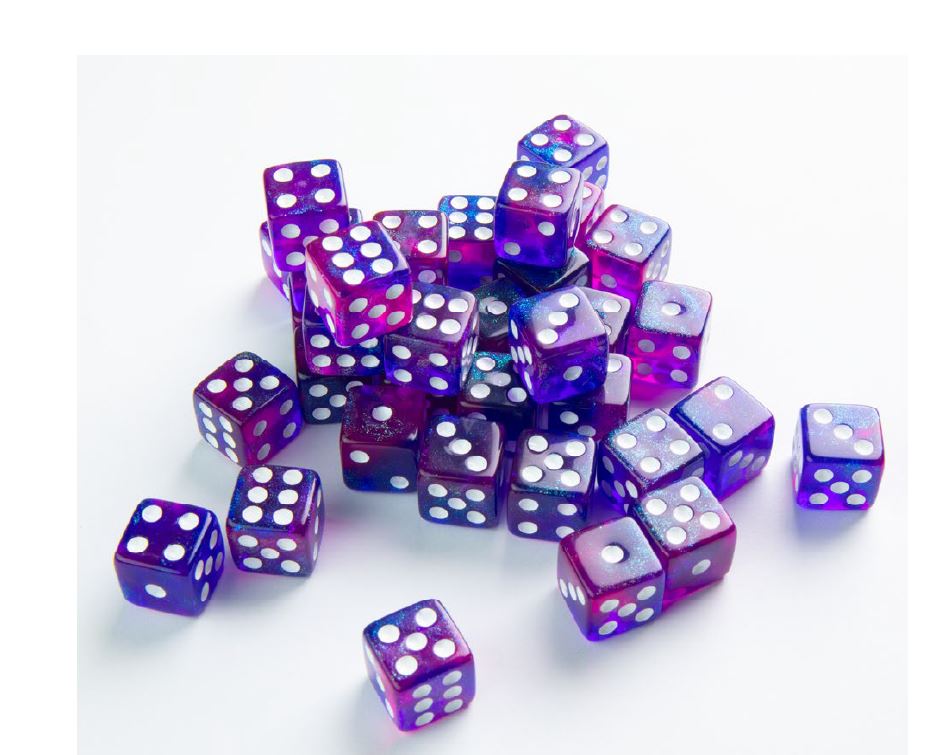 Galaxy Series: Nebula- 36x D6: 12mm