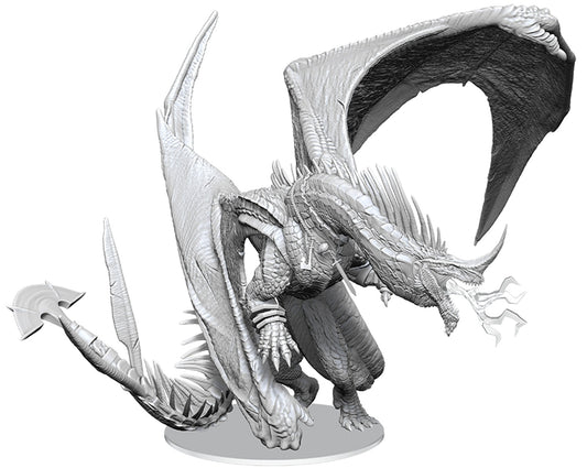 DND Unpainted Minis Ancient Blue Dragon