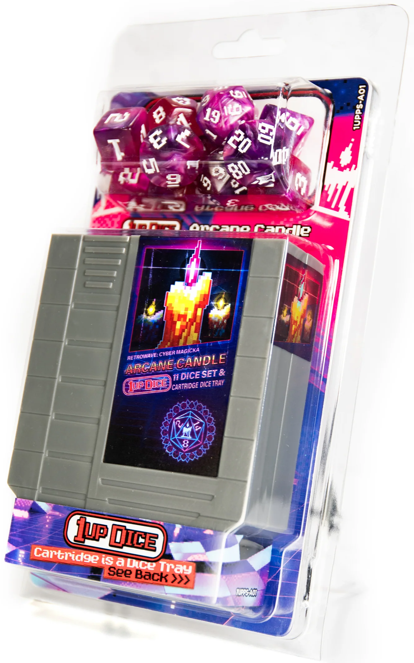 1Up Dice Arcane Candle Polyhedral Dice Set