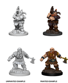 D&D Unpainted Minis: Wave 6: Male Dwarf Barbarian
