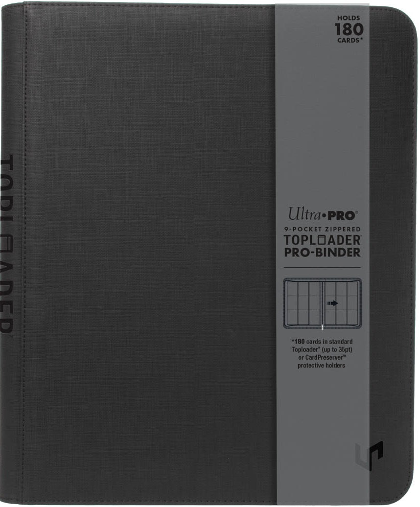 UP Zip Binder Pro: Toploader Premium - 9pkt