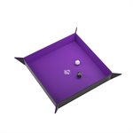 Magnetic Dice Tray: Square: Hexagonal: Black/Purple