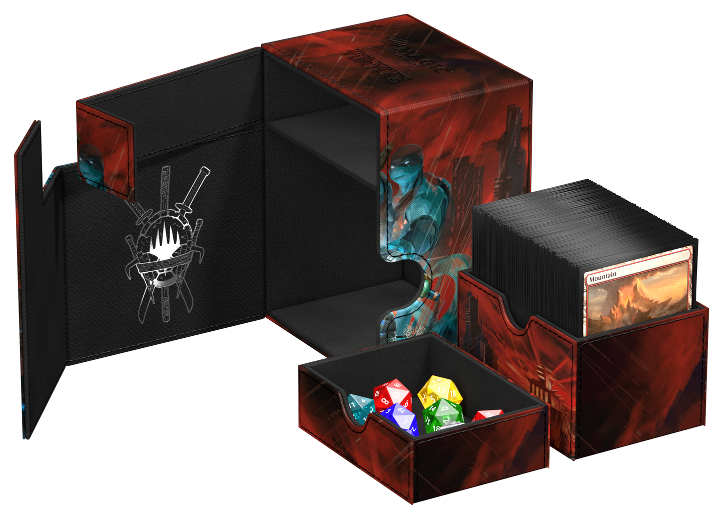 UG Flip N Tray Deck Case 133+ MTG Teenage Mutant Ninja Turtles: Last Ronin