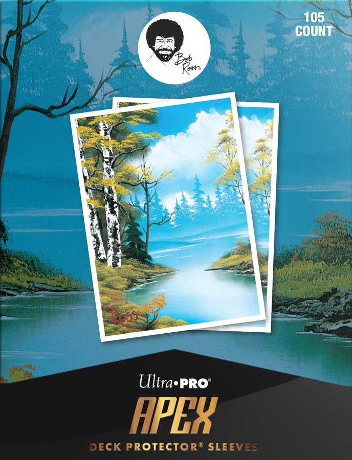 Sleeves: UP D-PRO APEX: Bob Ross Lakeside Path (105ct)