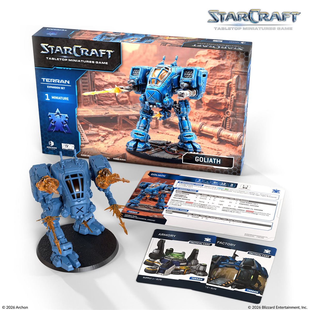 Starcraft: Tabletop Miniatures Game – Terran: Goliath Expansion