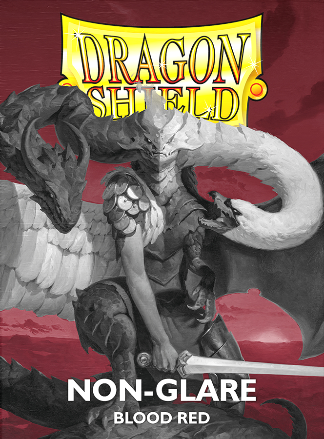 Sleeves: Dragon Shield Matte Blood Red Non-Glare (100)