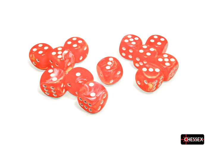Festive: 12D6 Dahlia/white Luminary 16mm
