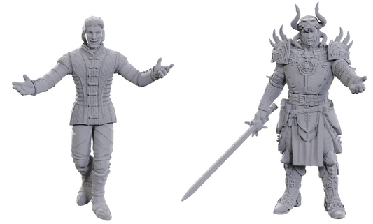 D&D Nolzur's Marvelous Miniatures: Special Edition Baldur's Gate 3- Sarevok Anchev and Raphael