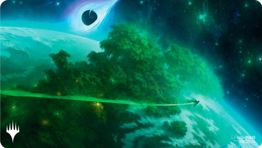UP Playmat- MTG Edge of Eternities Mythic Land Green