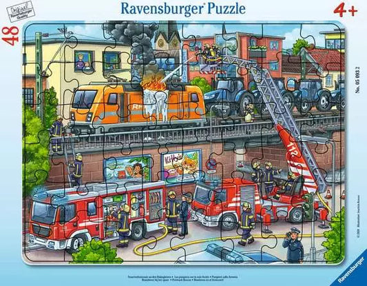 Firetruck Rescue- 48pc Kids Puzzle