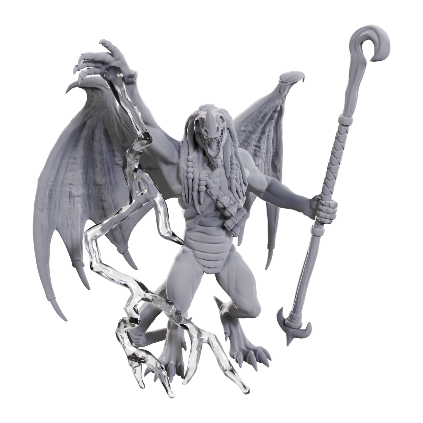DND Unpainted Minis WV24 Blue Abishai