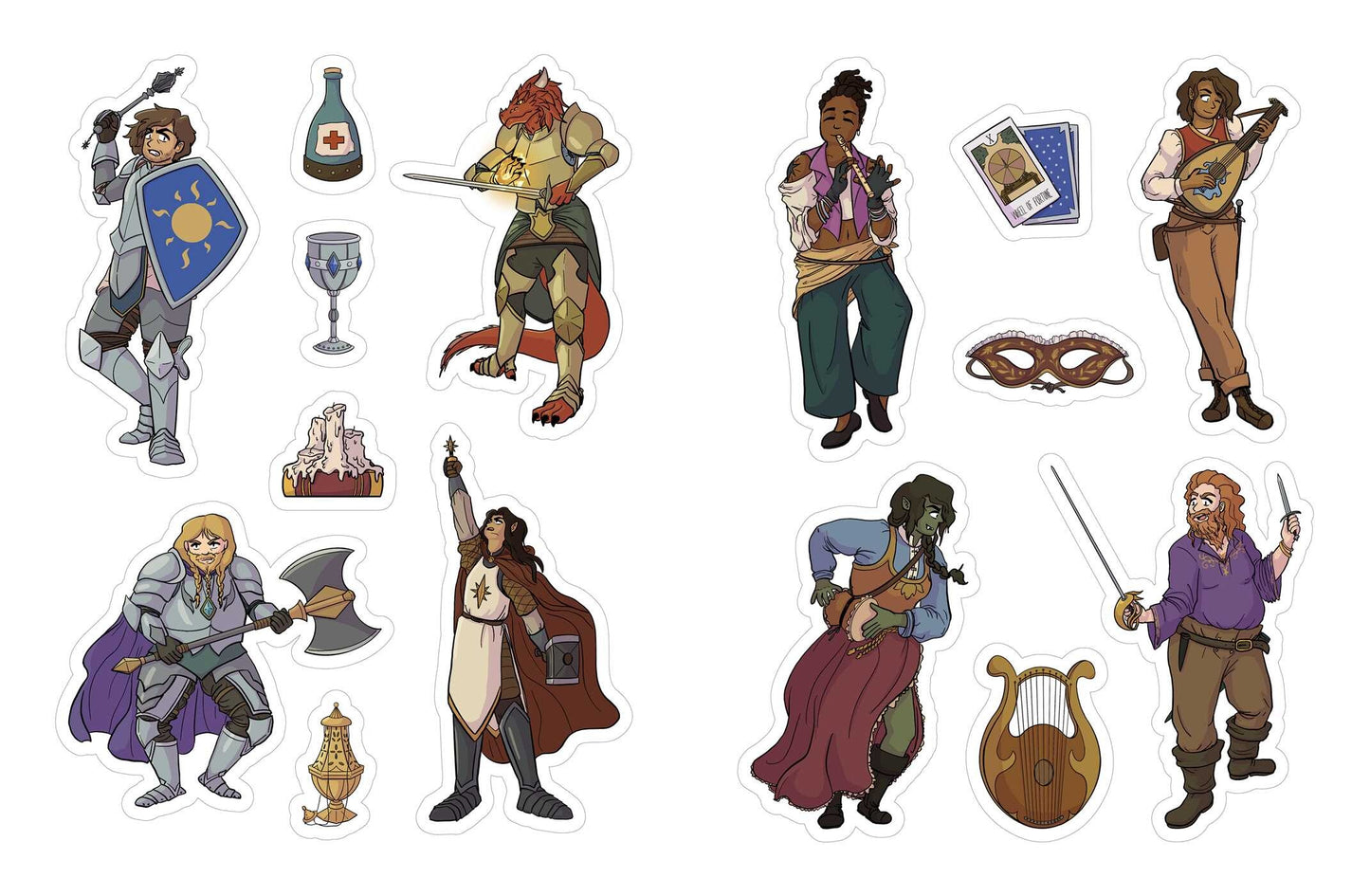 The Dungeonmeister RPG Sticker Book