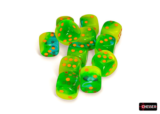 Gemini: 12D6 Plasma Green-Teal/Orange Luminary 16mm