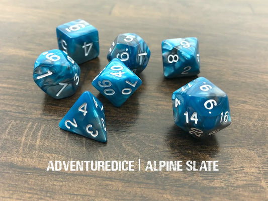 Alpine Slate Dice Set