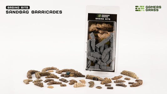 Gamers Grass Basing Bits - Sandbag Barricades