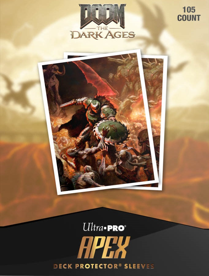 Sleeves: UP D-PRO APEX Doom Bethesda 1 105CT